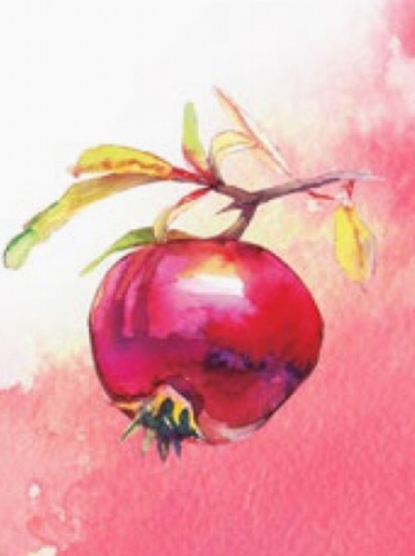Geschirrtuch Granatapfel