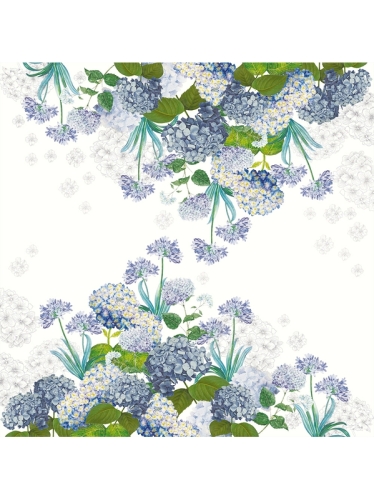 Tischwäsche Jardin De Bretagne bleu